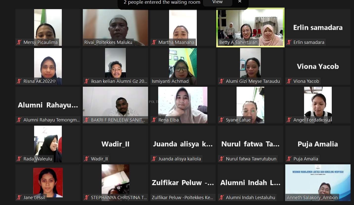 POLTEKKES KEMENKES MALUKU GELAR TRACER STUDY TIGA HARI, TARGETKAN 80% PARTISIPASI LULUSAN