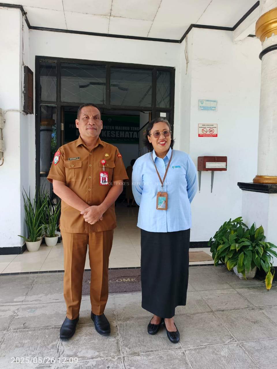 DIREKTUR POLTEKKES KEMENKES MALUKU KUNJUNGI DINAS KESEHATAN MALUKU TENGGARA, BAHAS NOMENKLATUR PRODI KEPERAWATAN TUAL