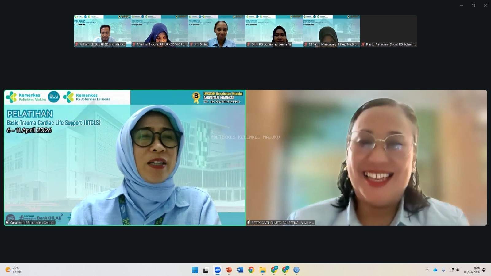 Kolaborasi Poltekkes Maluku dan RSUP Leimena Perkuat Kompetensi Nakes Melalui Pelatihan BTCLS